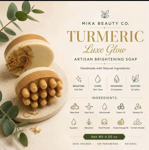 Mika turmeric soap - , kojic